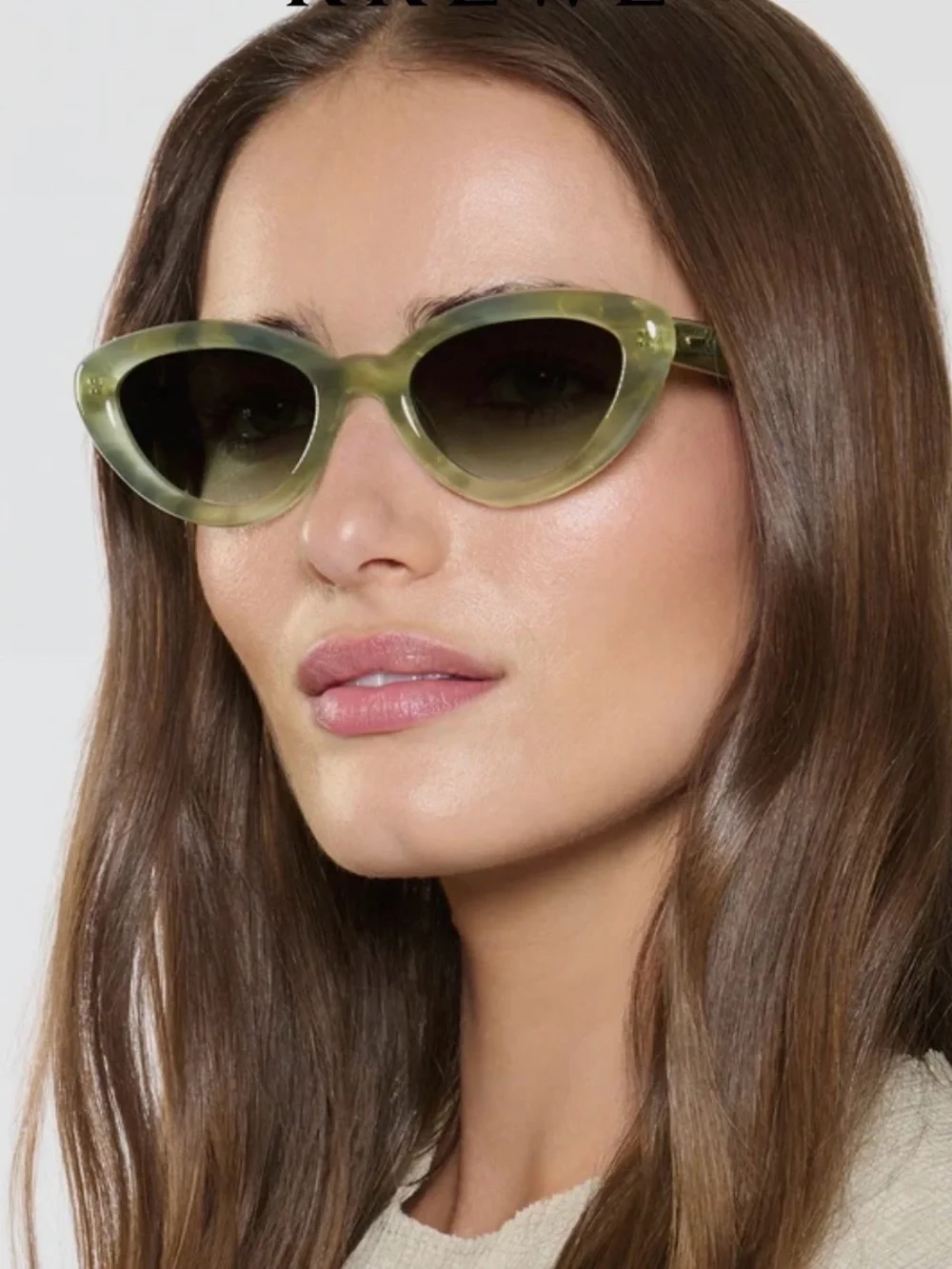 KREWE Sasha sunglasses green